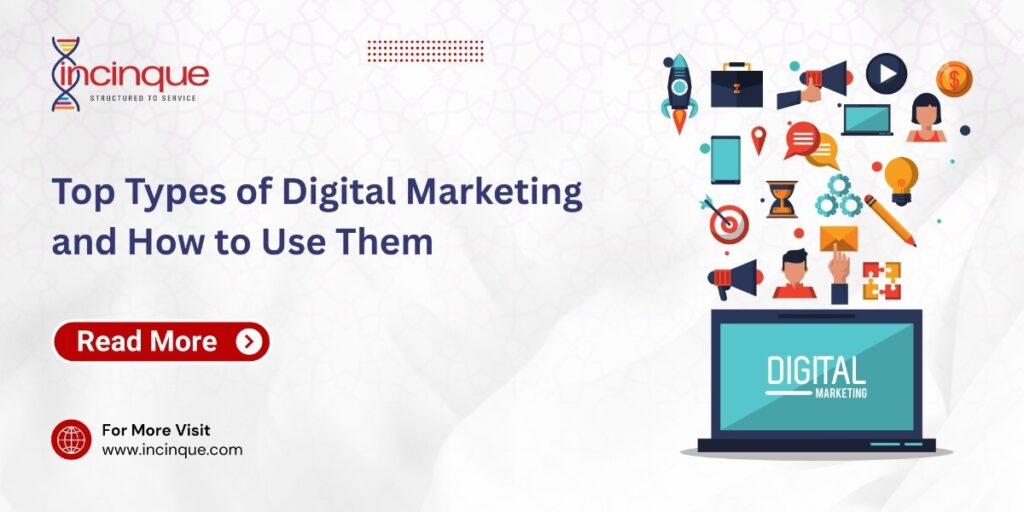 Top Types of Digital Marketing ANd How to Use Them