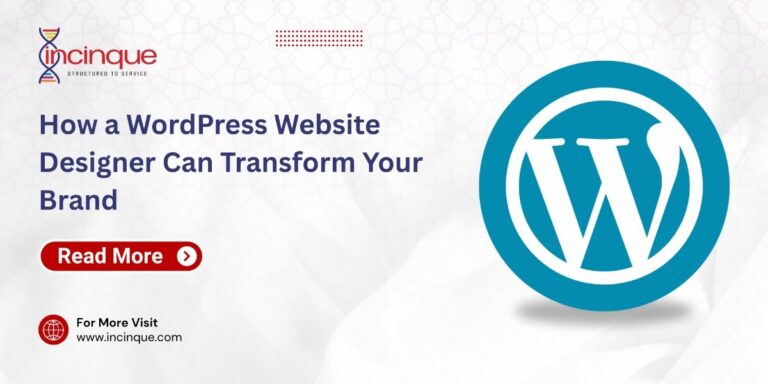 A large WordPress logo icon representing professional web design and development services.